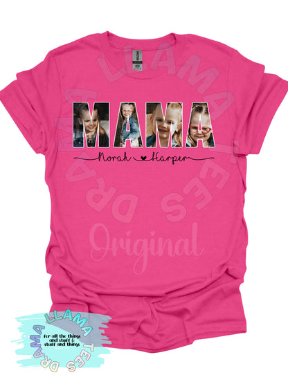 Photo Title Tees- ANY TITLE (Grandma, Mama, Dad, Grandpa, Mommy, Nana...etc): DLTPO