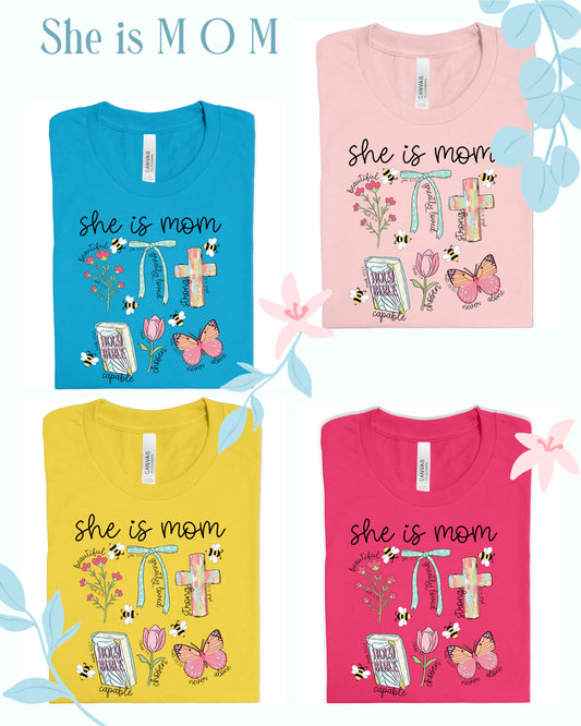 She is Mom Religious Affirmations Tee: DLTPO