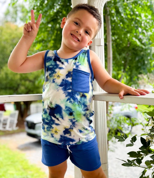 3T 4T 5-6 Summer Tie Dye TDB Exclusive: Ready to Ship