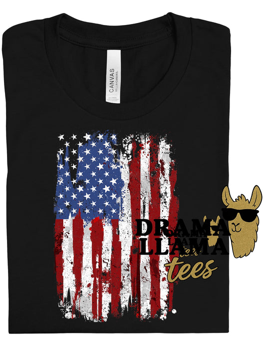 Flag Full Front Size | RWB Tee Release 2026 | Free Shipping | Put Shirt Size in Note Box