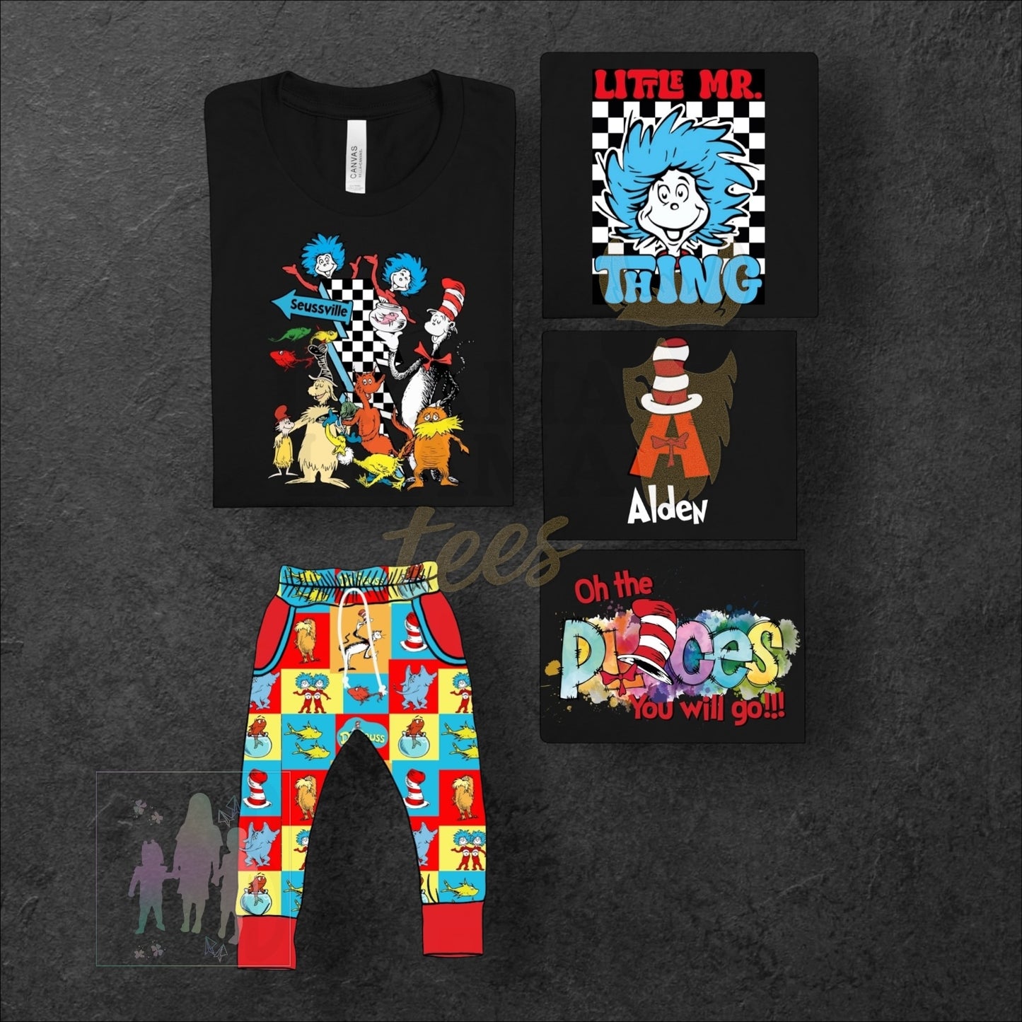 Rhyming Dr Your Choice of Tee + Matching Pocket Joggers ~ Reading Release: TDB Exclusives and Drama Llama Tees