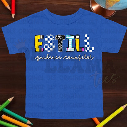 Estill Tees 1 ESTILL *Choose Any Title/Grade* (Put Title/Grade/Name in Note Box): DLTPO
