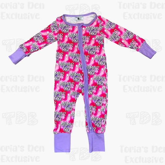 3T Bamboo Mama's Girl Exclusive Zippie *Ready to Ship!*