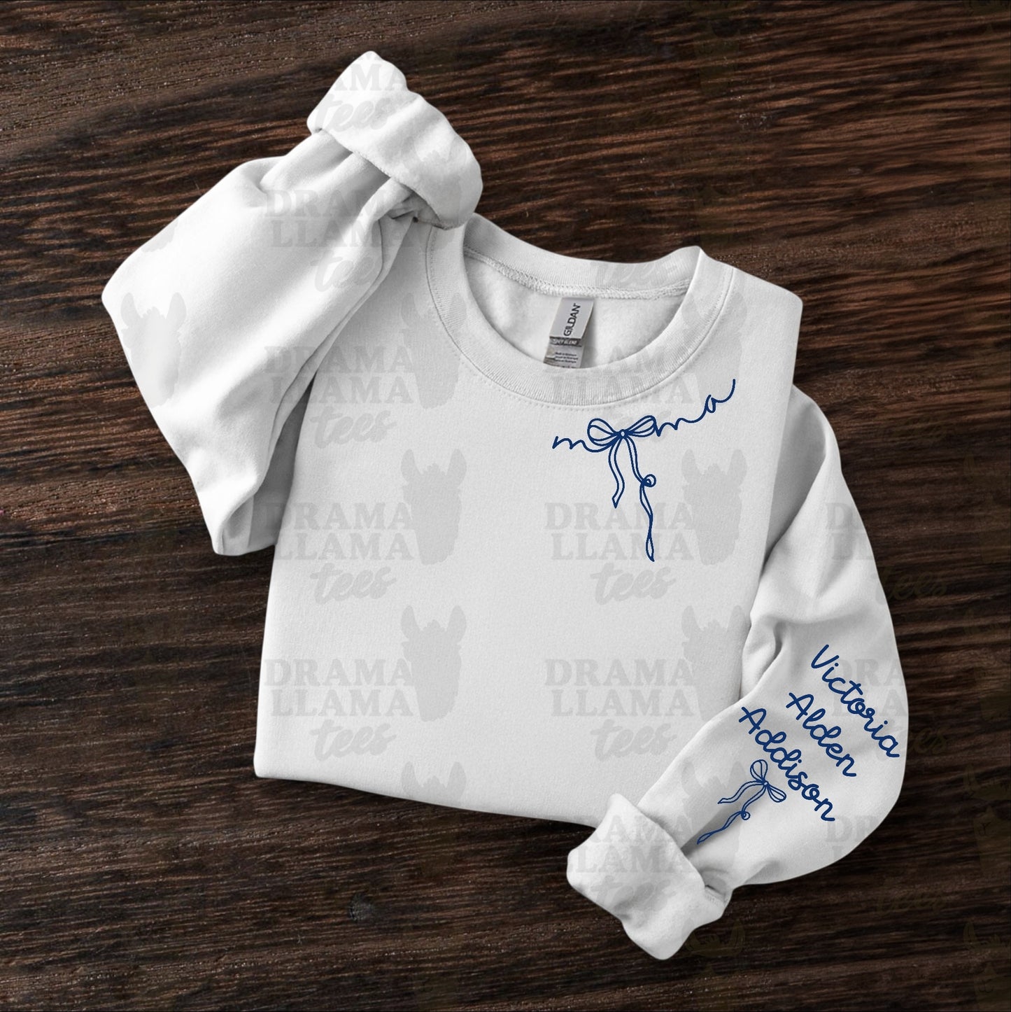 Any Title with Kid(s) Names Coquette Sweatshirts