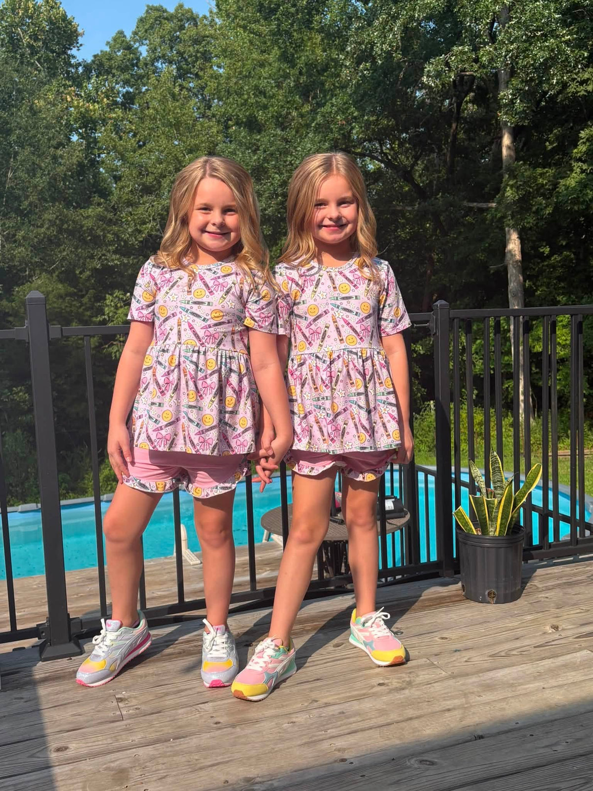 4T 5-6 (2) 6-7 (2) 7-8 (2) 18-20 Girls School Affirmations TDB Exclusive Set: Ready to Ship