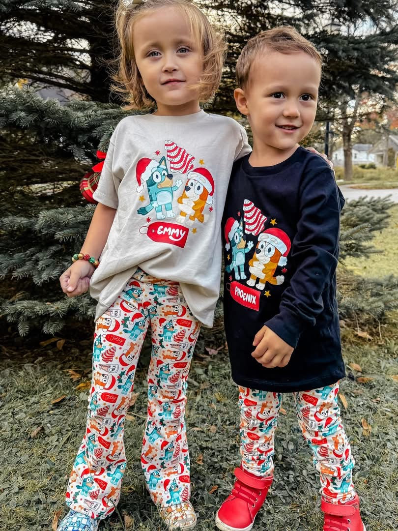 Personalized Heeler Christmas Tees/Sweatshirts: DLTPO