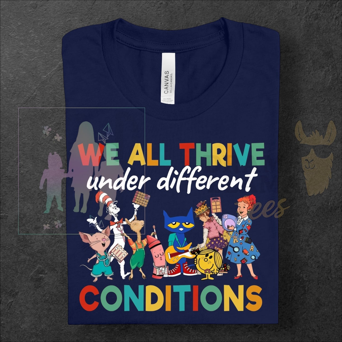 We All Thrive under Different Conditions ~ Reading Release: TDB Exclusives and Drama Llama Tees