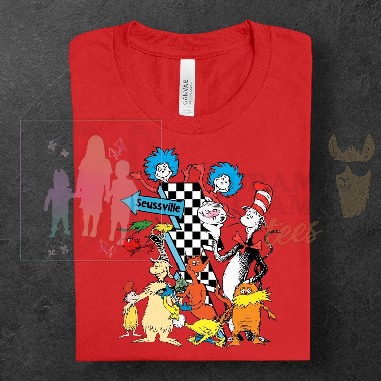 Rhyming Dr Your Choice of Tee + Matching Pocket Joggers ~ Reading Release: TDB Exclusives and Drama Llama Tees