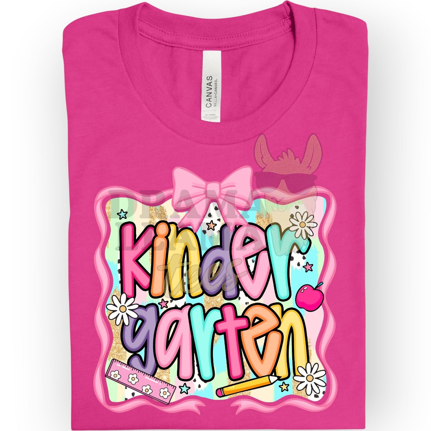 Colorful Ribbon Grades BELLA CANVAS Tees | Put GRADE in note box! Pre-K to 6th