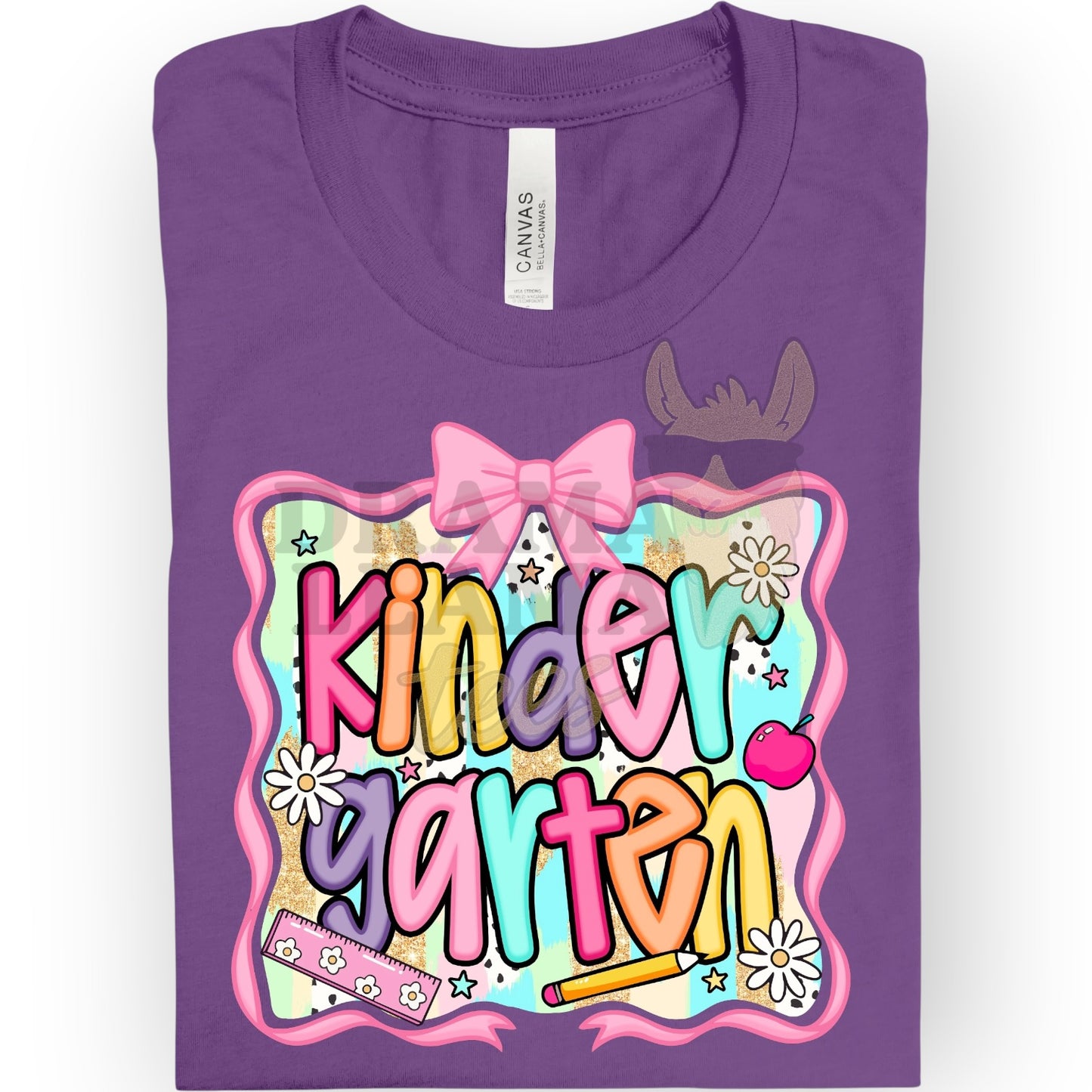 Colorful Ribbon Grades BELLA CANVAS Tees | Put GRADE in note box! Pre-K to 6th
