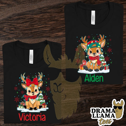 Reindeer Personalized Tee: DLTPO