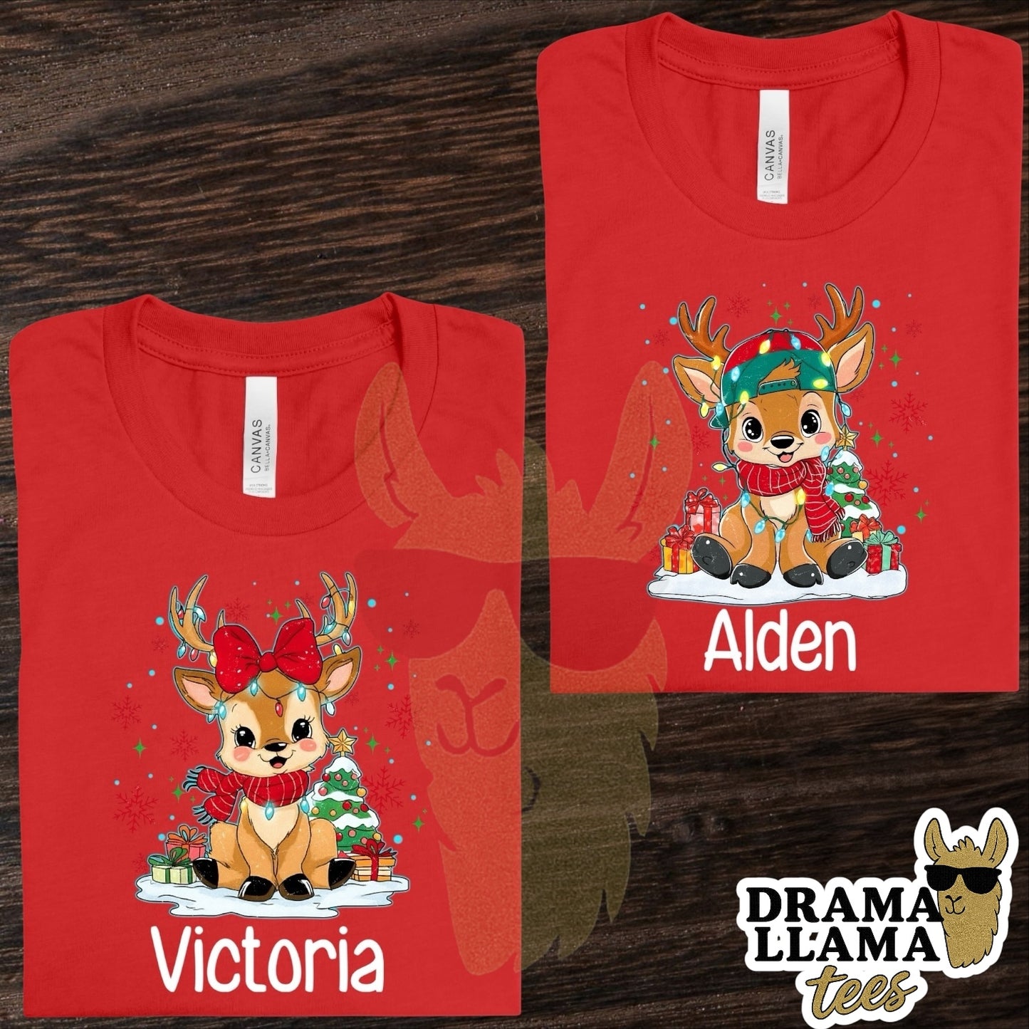 Reindeer Personalized Tee: DLTPO