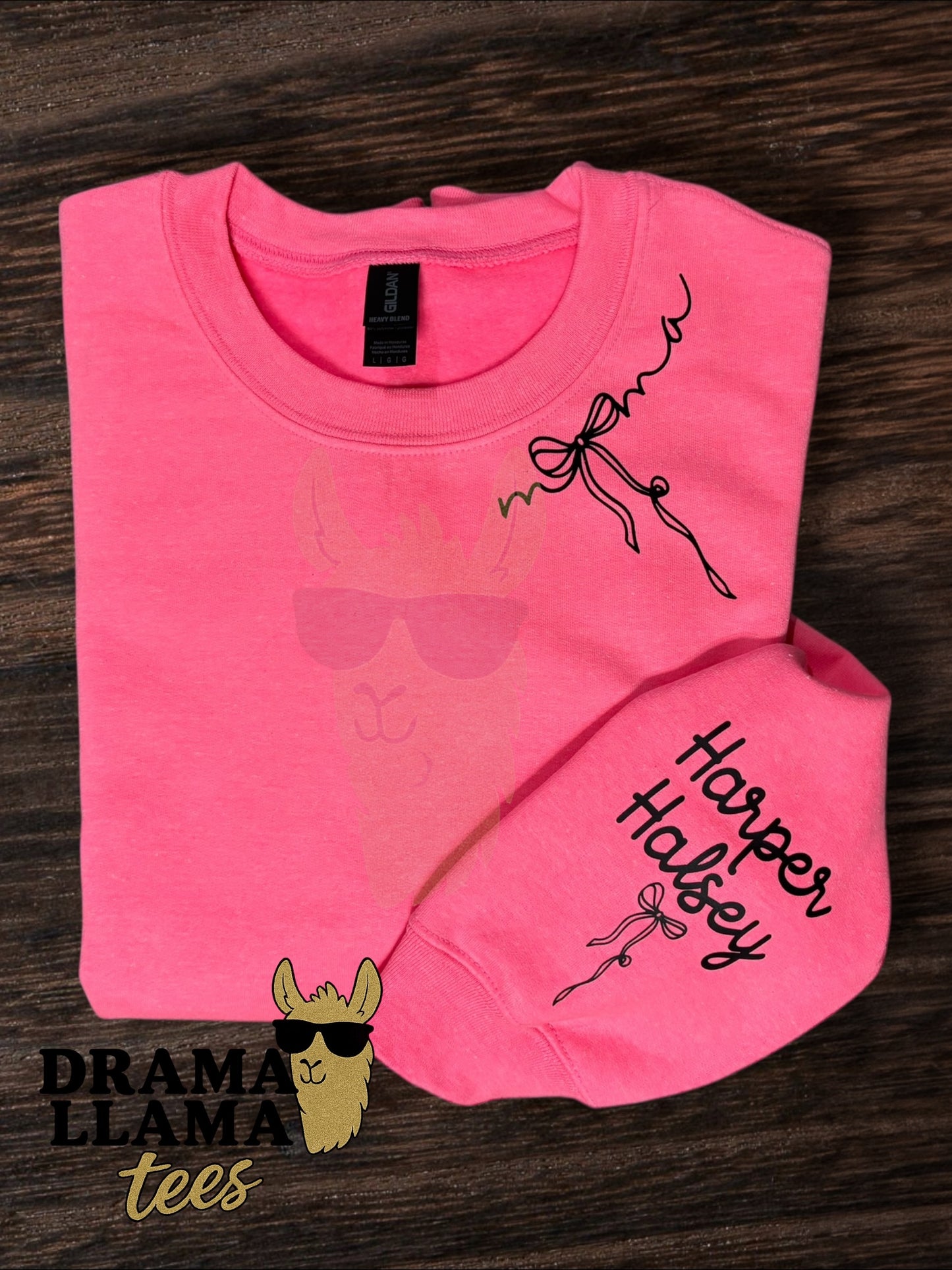 Any Title with Kid(s) Names Coquette Sweatshirts