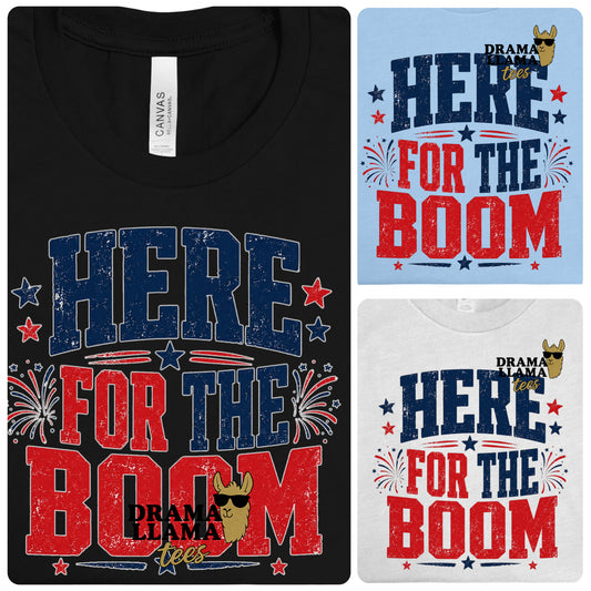 Here for the Boom | RWB Tee Release 2026 | Free Shipping | Put Shirt Size in Note Box