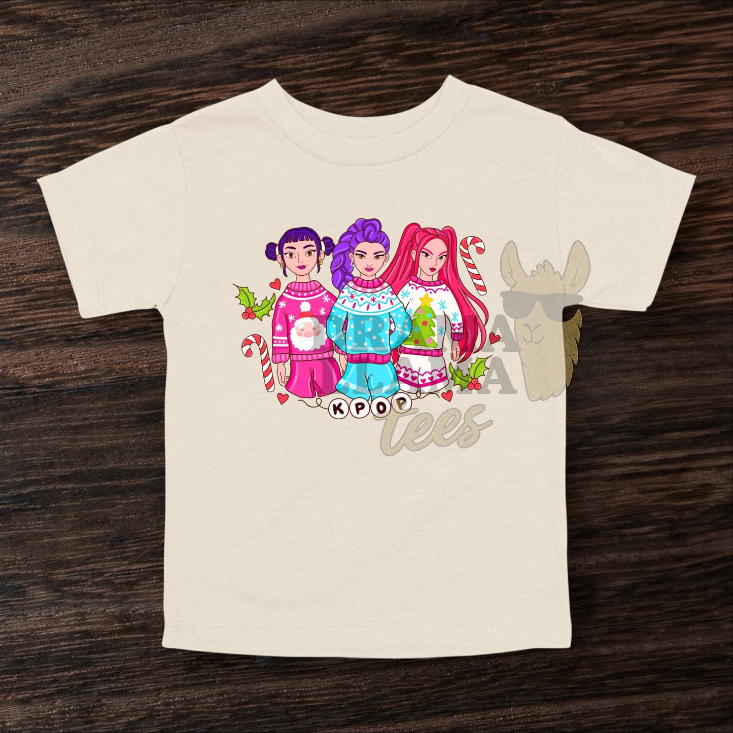 K💥 Christmas Collab Tees/Sweatshirt (Multiple Color Options!): DLTPO