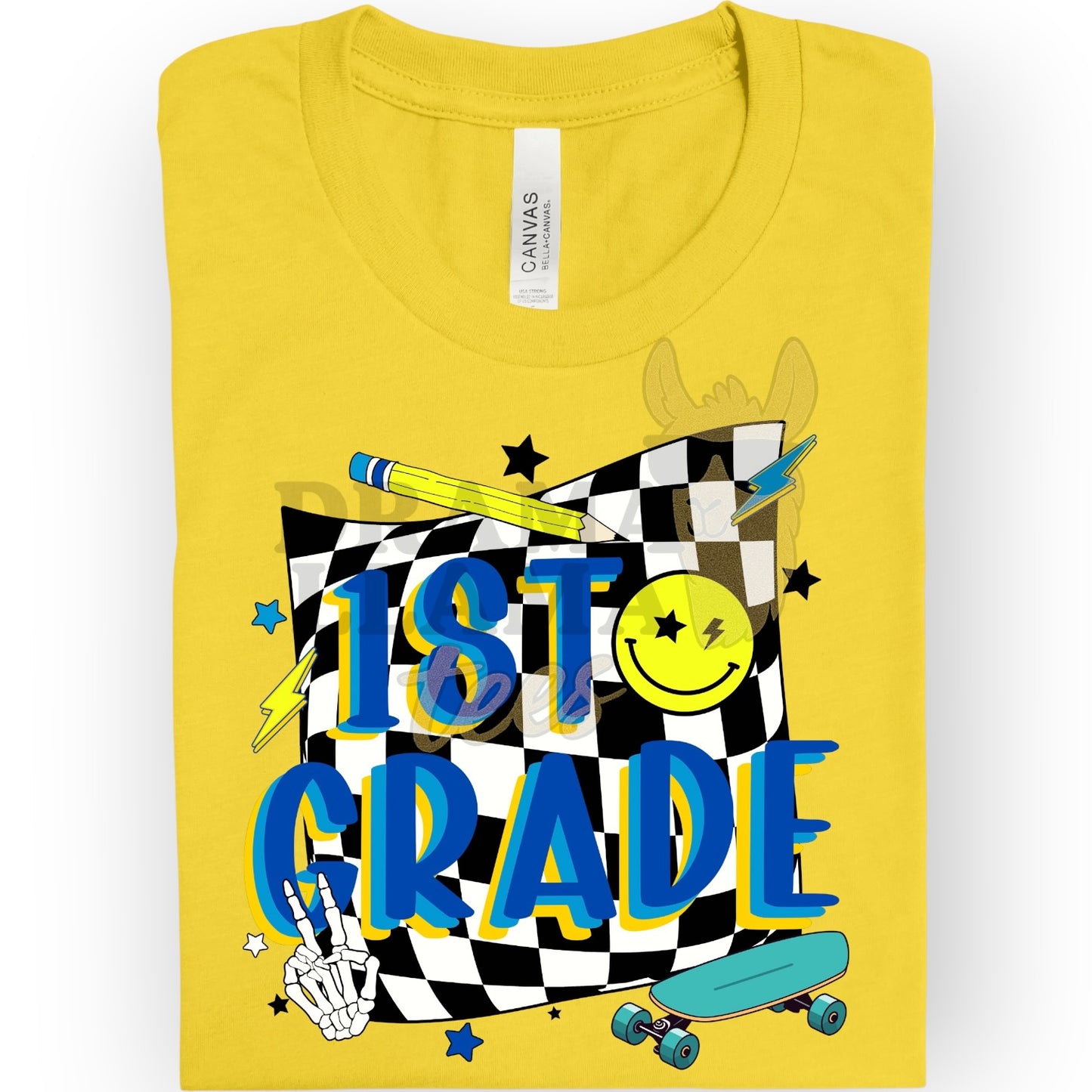 Checks & Smiley Grades GILDAN SOFTSTYLE Youth Tees | Put GRADE in note box! Pre-K to 4th