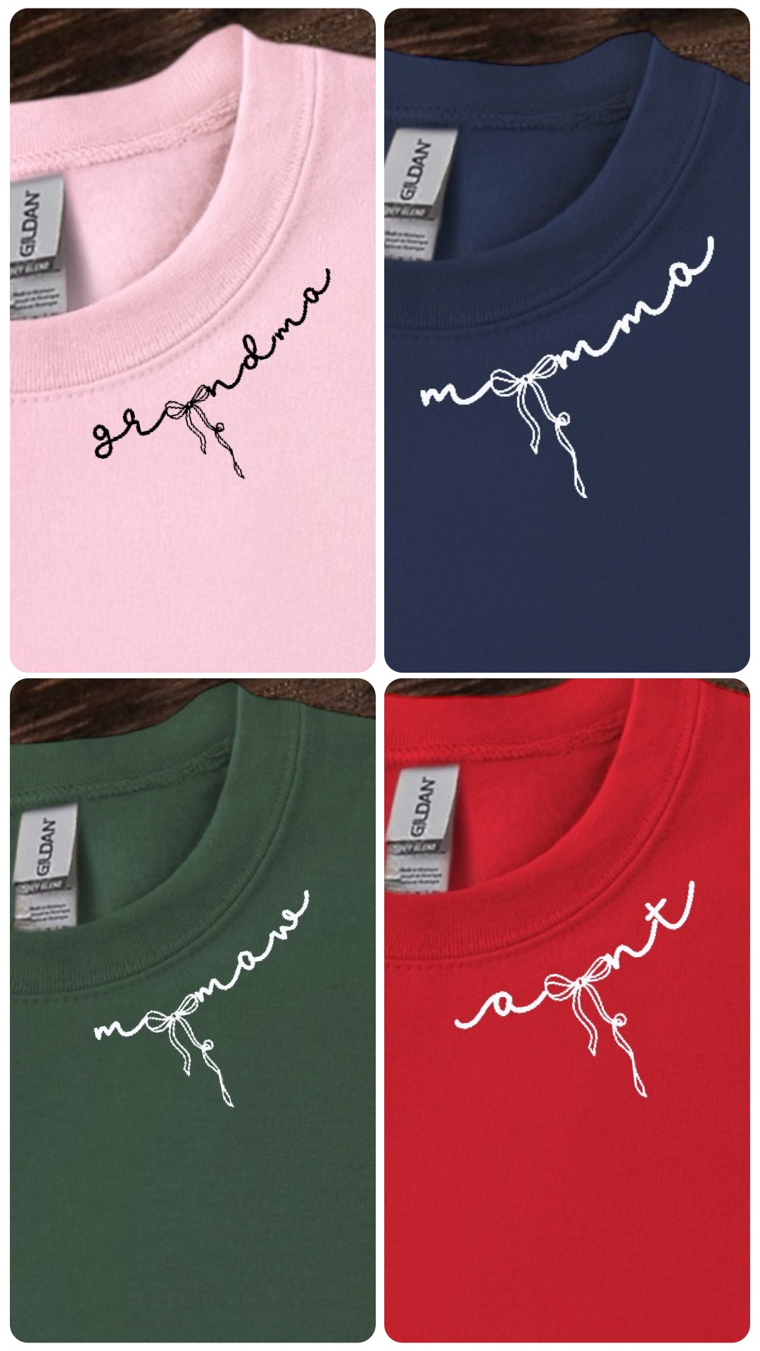 Any Title with Kid(s) Names Coquette Sweatshirts