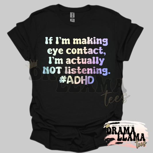 ADHD Hearing DLT Orignal Tees: DLTPO