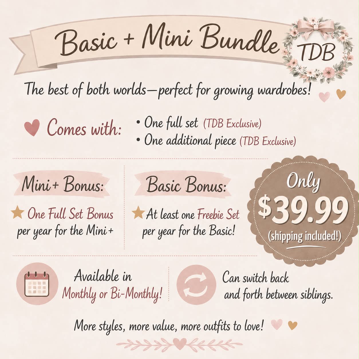 Basic + Mini Subscription Bundle Box