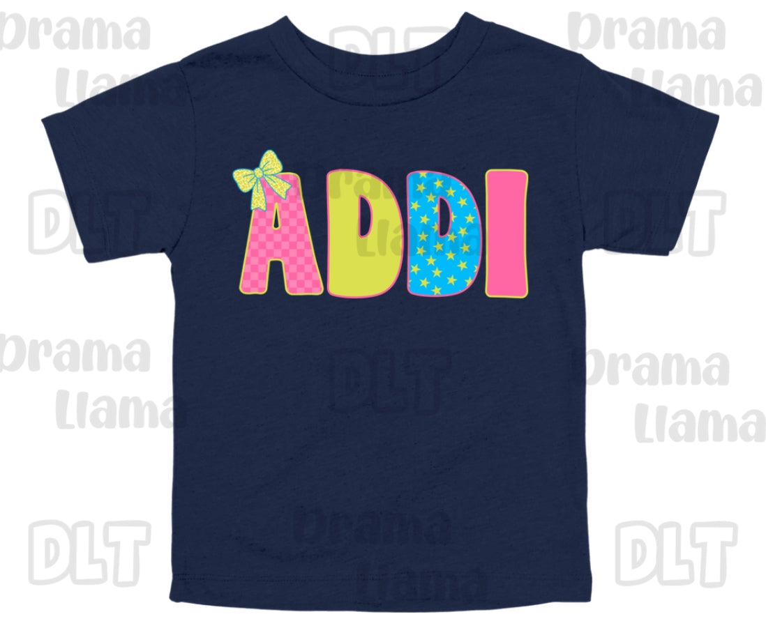 Create-Your-Own Multi-Print Tees | DLT + RR Collab | Put name/phrase/design in note box! | Pre-Order