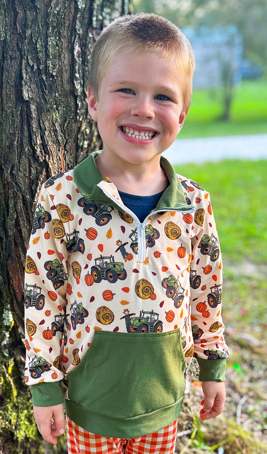 6-7 Pumpkin Patch 1/4 Zip Exclusive *Ready to Ship!*