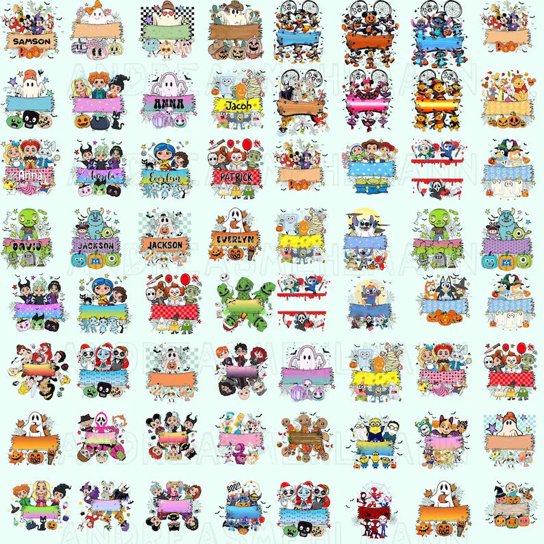 Halloween Treat Bags (Put Design Choice in Note Box!)