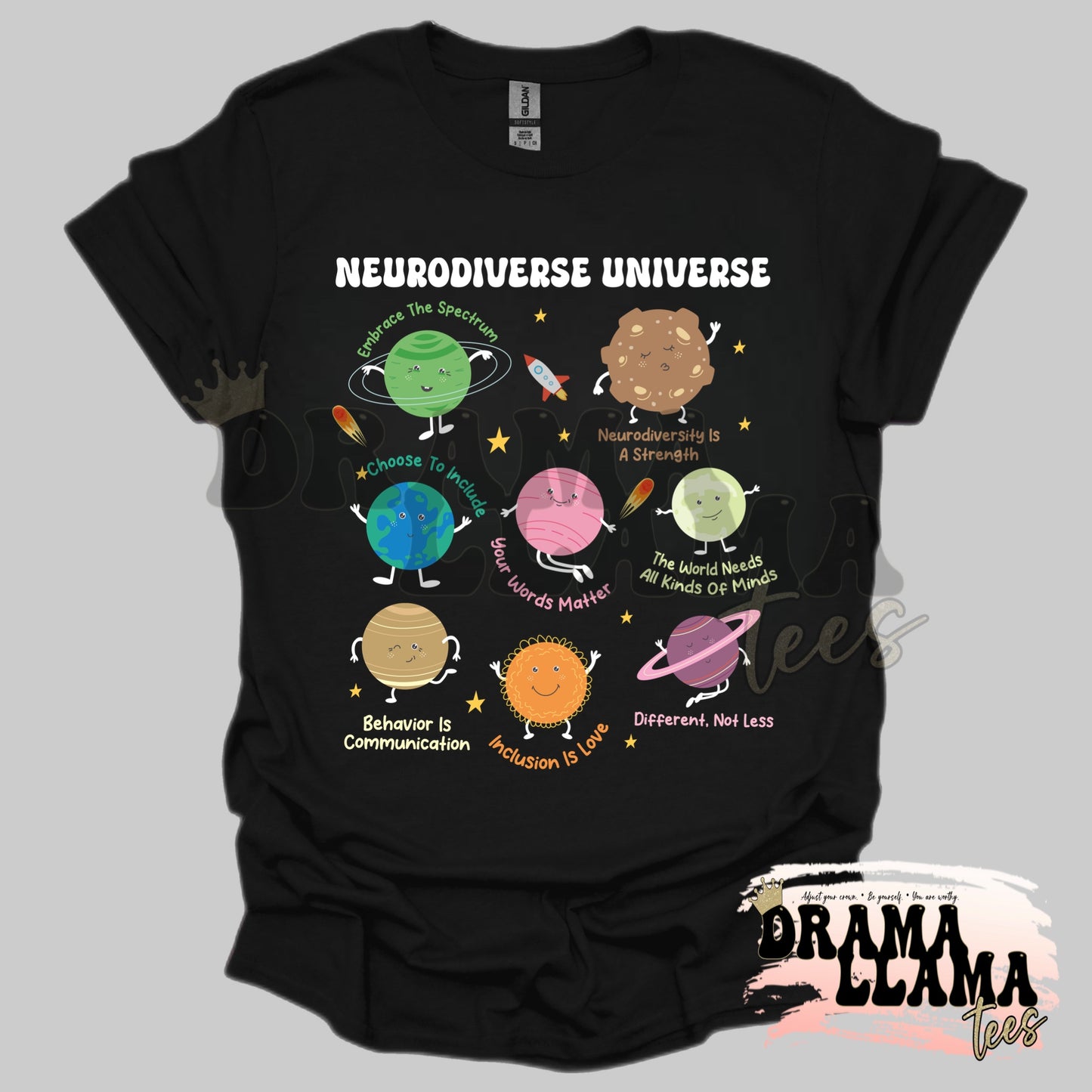 Neurodiverse Universe Tees: DLTPO