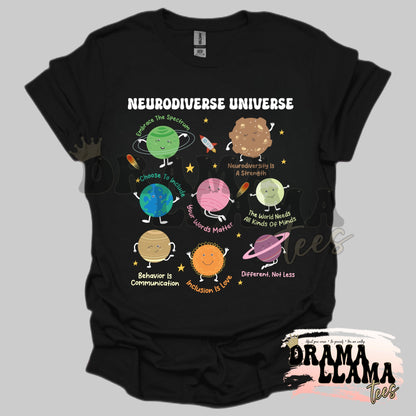 Neurodiverse Universe Tees: DLTPO