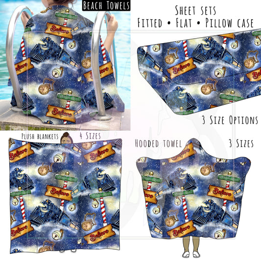 Believe Personalized Items ~ Sheets, Pillowcases, Blankets, Towels ~