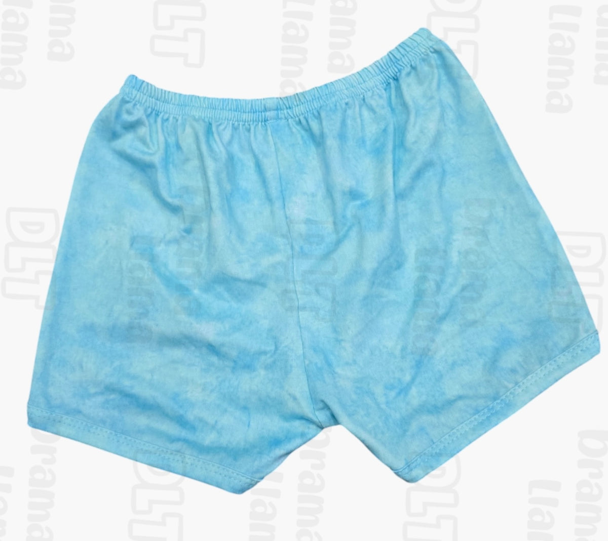 3T 4T 5-6 6-7 10-12 (3) Faux Denim Tie Dye Vibes TDB Shorties *Ready to Ship!*
