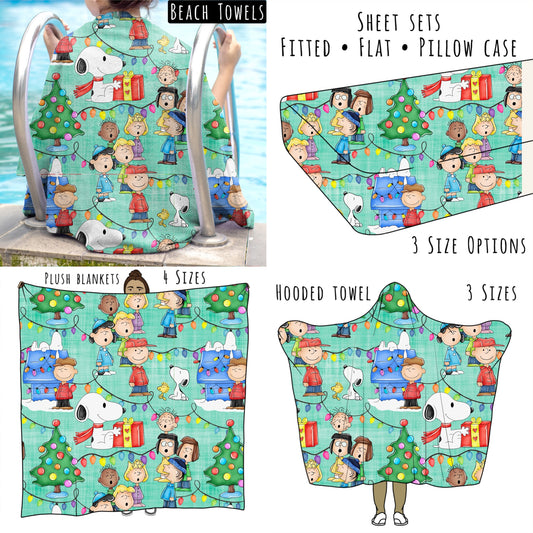 Charlie Christmas- Personalized Items ~ Sheets, Pillowcases, Blankets, Towels ~