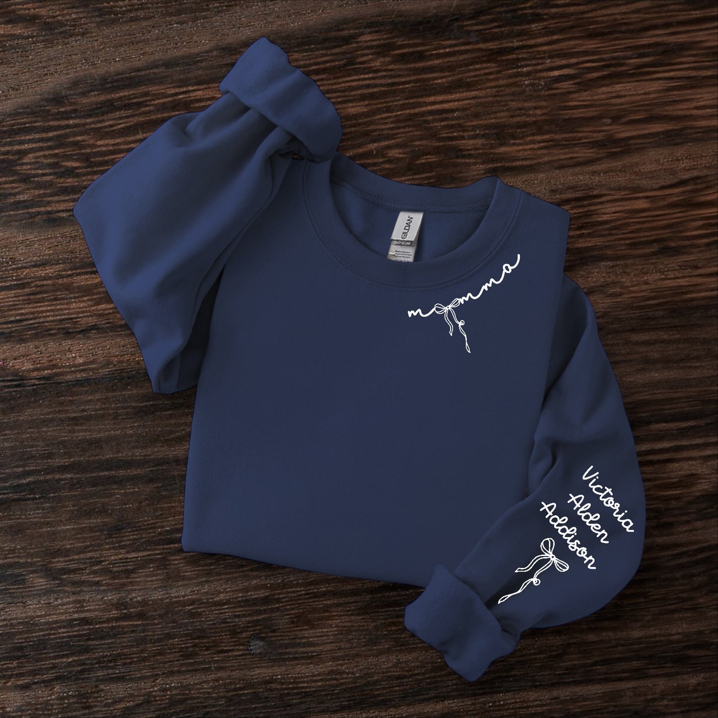 Any Title with Kid(s) Names Coquette Sweatshirts