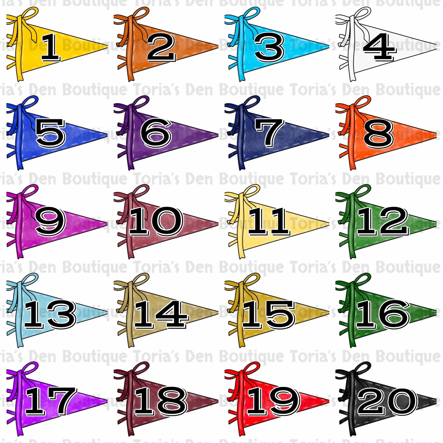 Pennant WITH BOW Spirit GILDAN SOFTSTYLE Tees | Put team name/info in note box!!