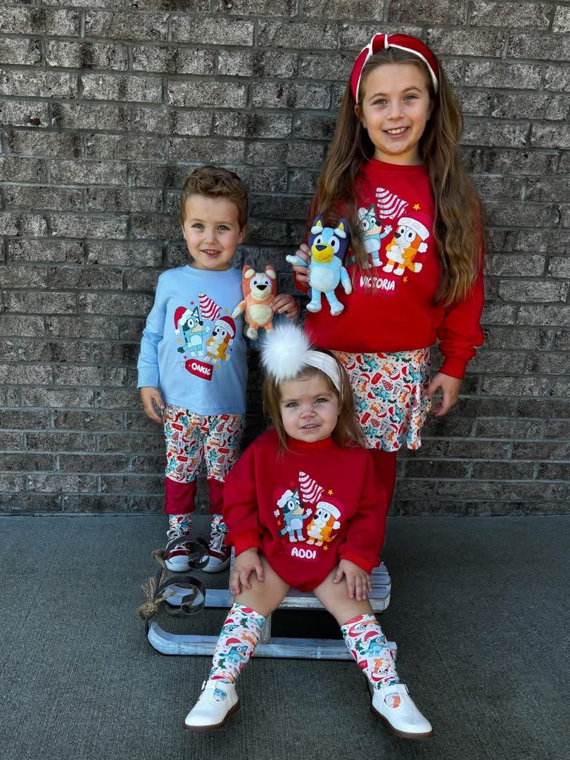 Personalized Heeler Christmas Tees/Sweatshirts: DLTPO