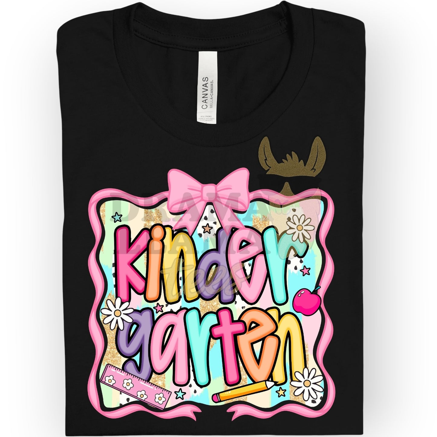 Colorful Ribbon Grades BELLA CANVAS Tees | Put GRADE in note box! Pre-K to 6th