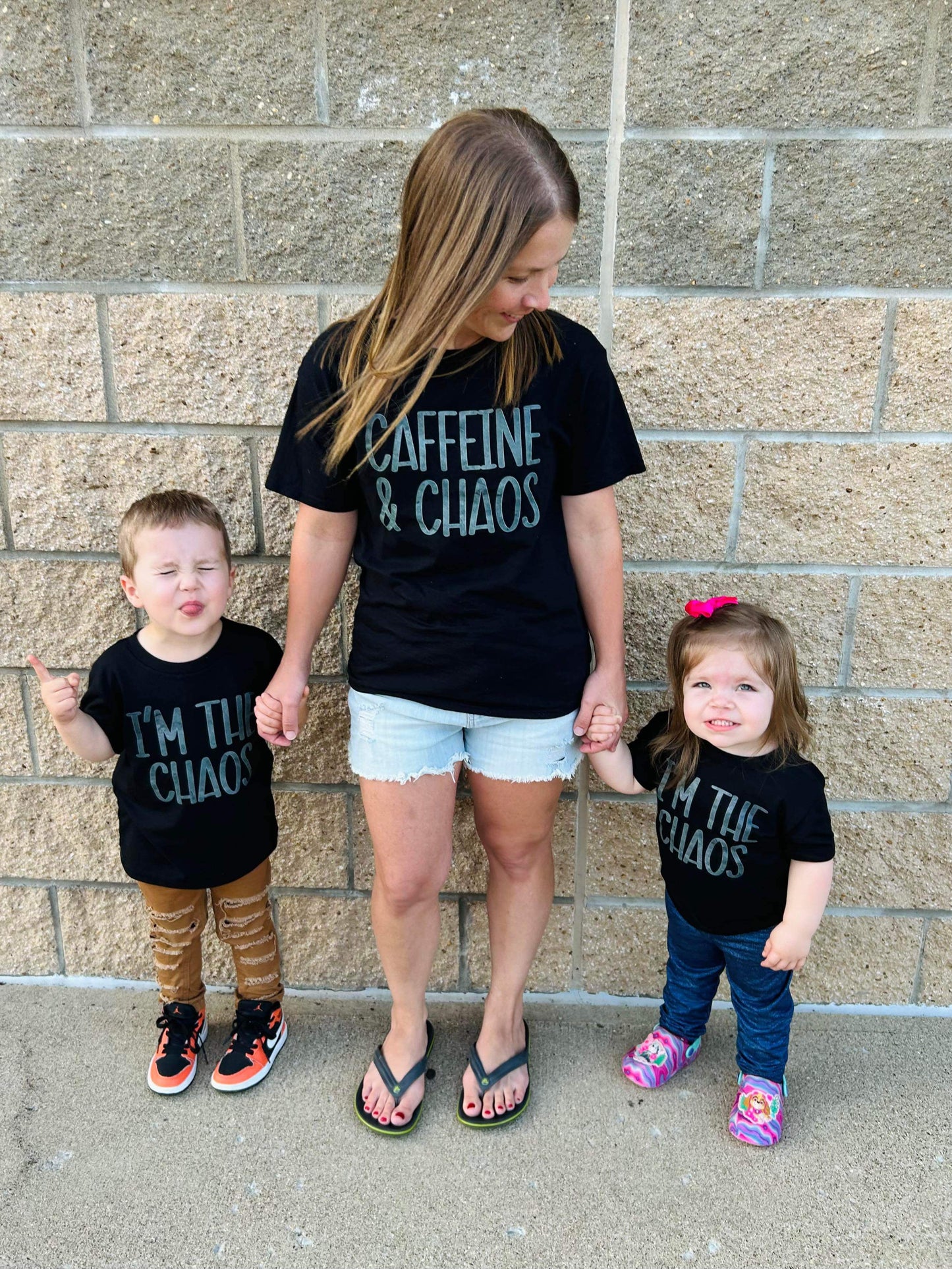 Caffeine and Chaos Mommy & Me Tees: DLTPO