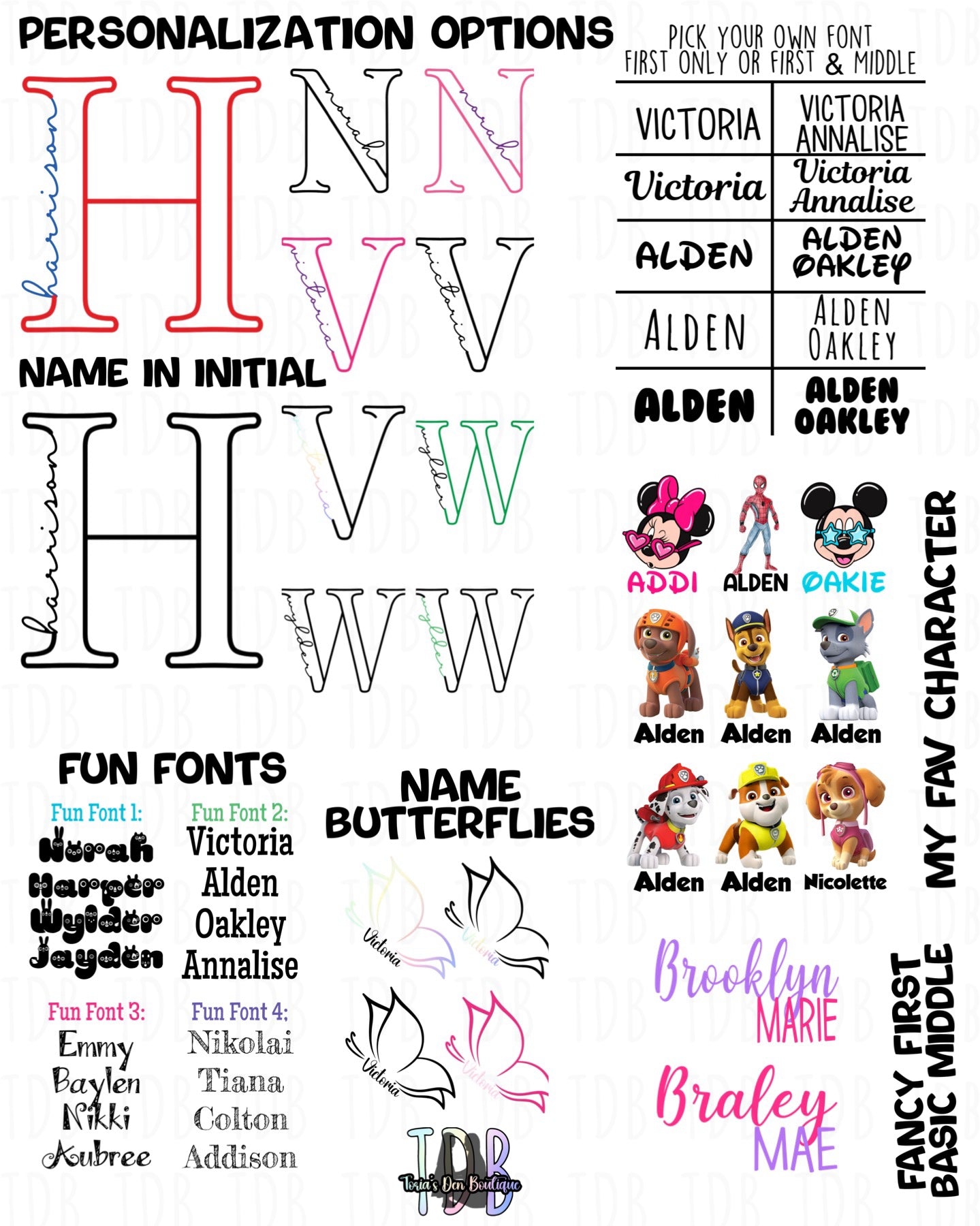 Customized Summer Sets Pre-Order 2026!