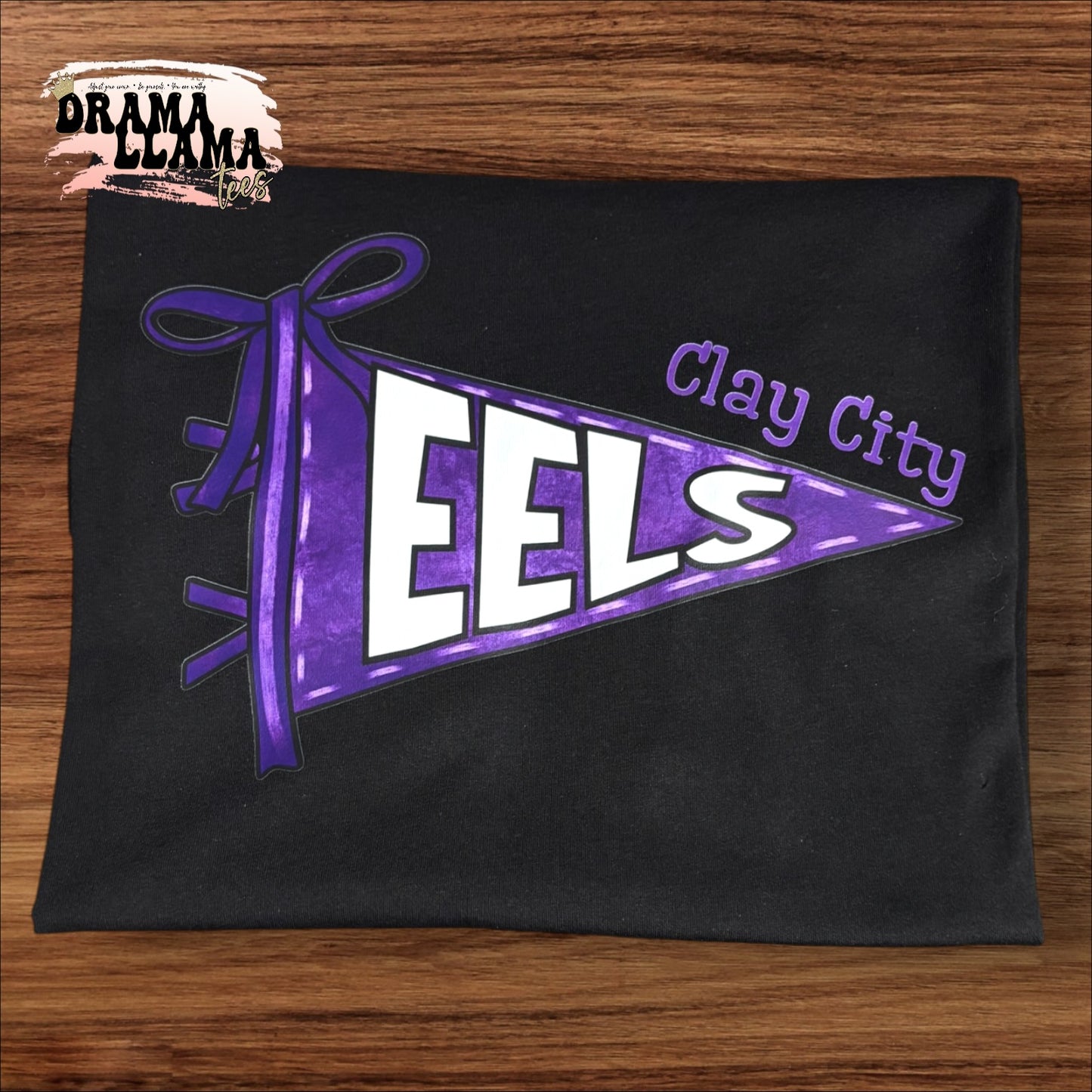 Pennant WITH BOW Spirit GILDAN SOFTSTYLE Tees | Put team name/info in note box!!