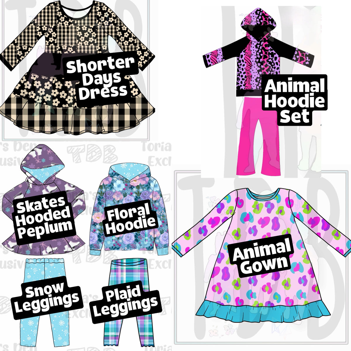 Kids Bundles! Build-A-Bundle (KIDS SIZES ONLY LISTING): Pre-Order | FREE SHIPPING