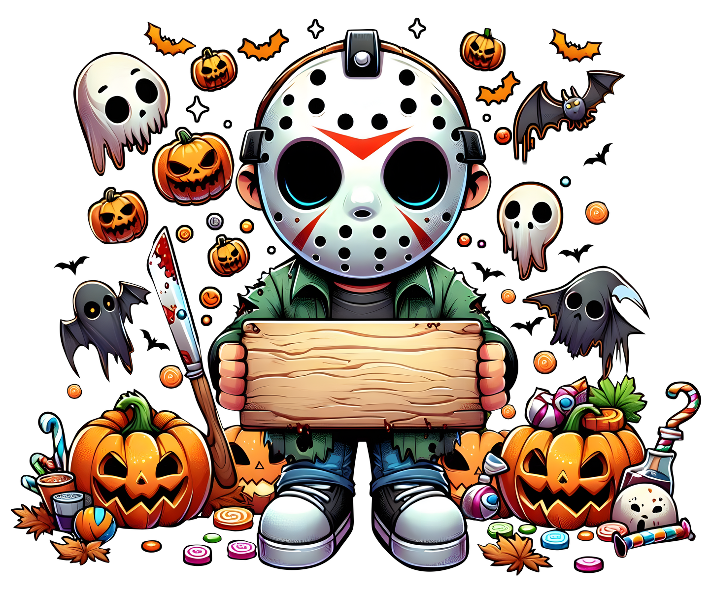 Halloween Treat Bags (Put Design Choice in Note Box!)