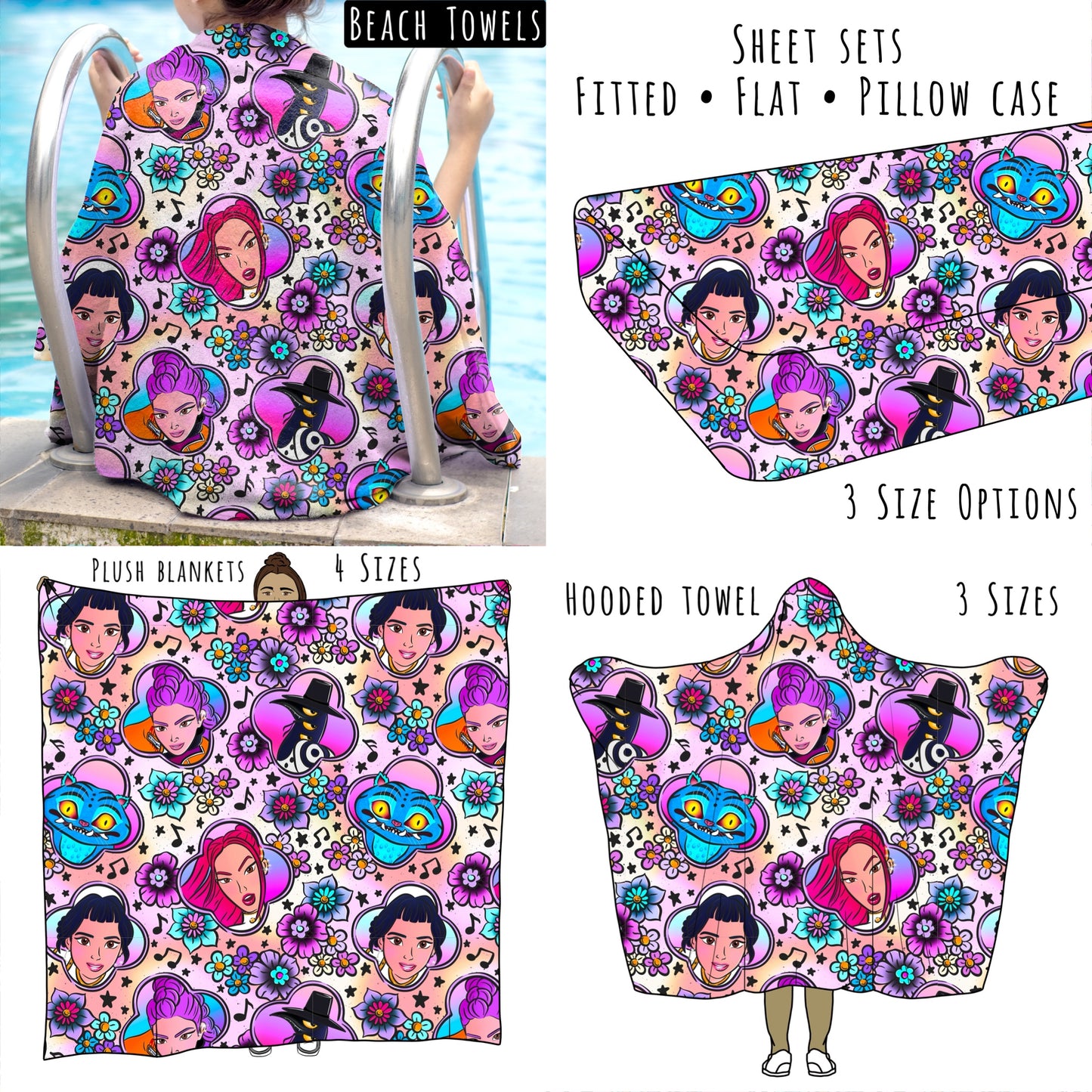 Hunt2 Personalized Items ~ Sheets, Pillowcases, Blankets, Towels ~