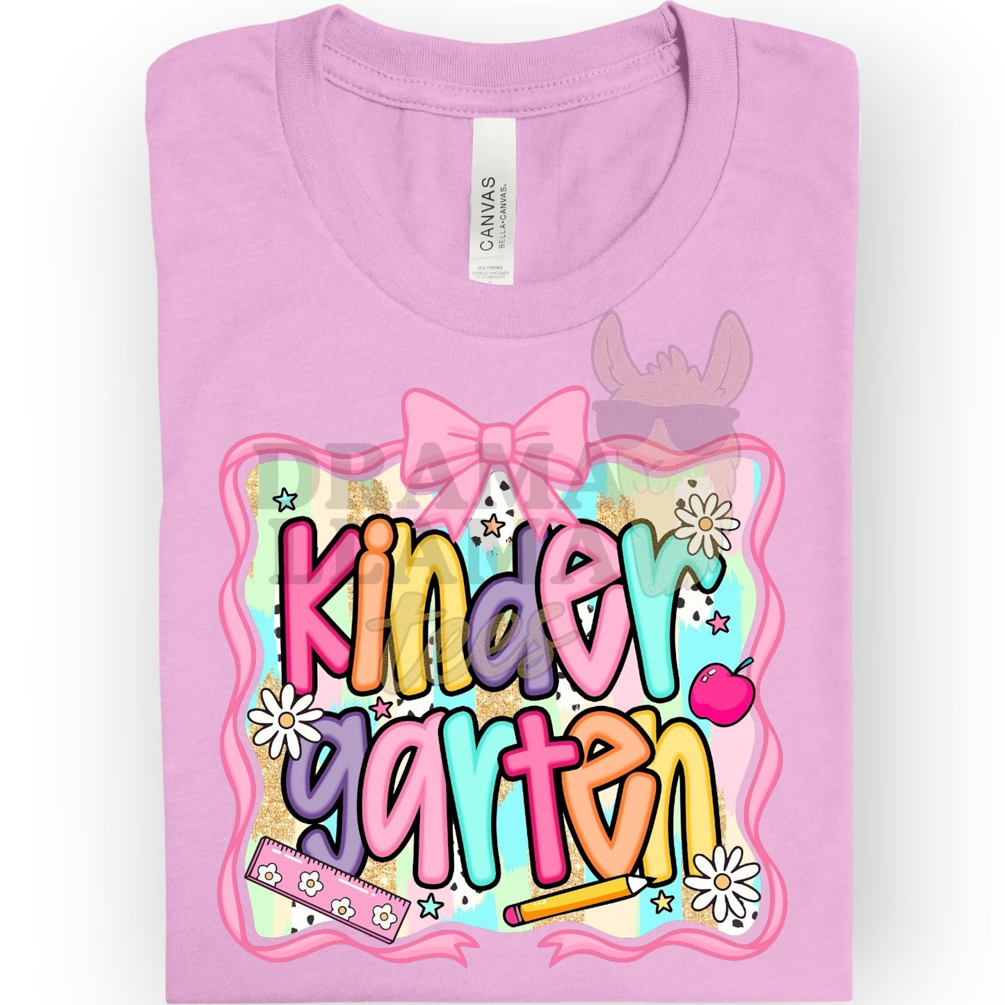 Colorful Ribbon Grades BELLA CANVAS Tees | Put GRADE in note box! Pre-K to 6th