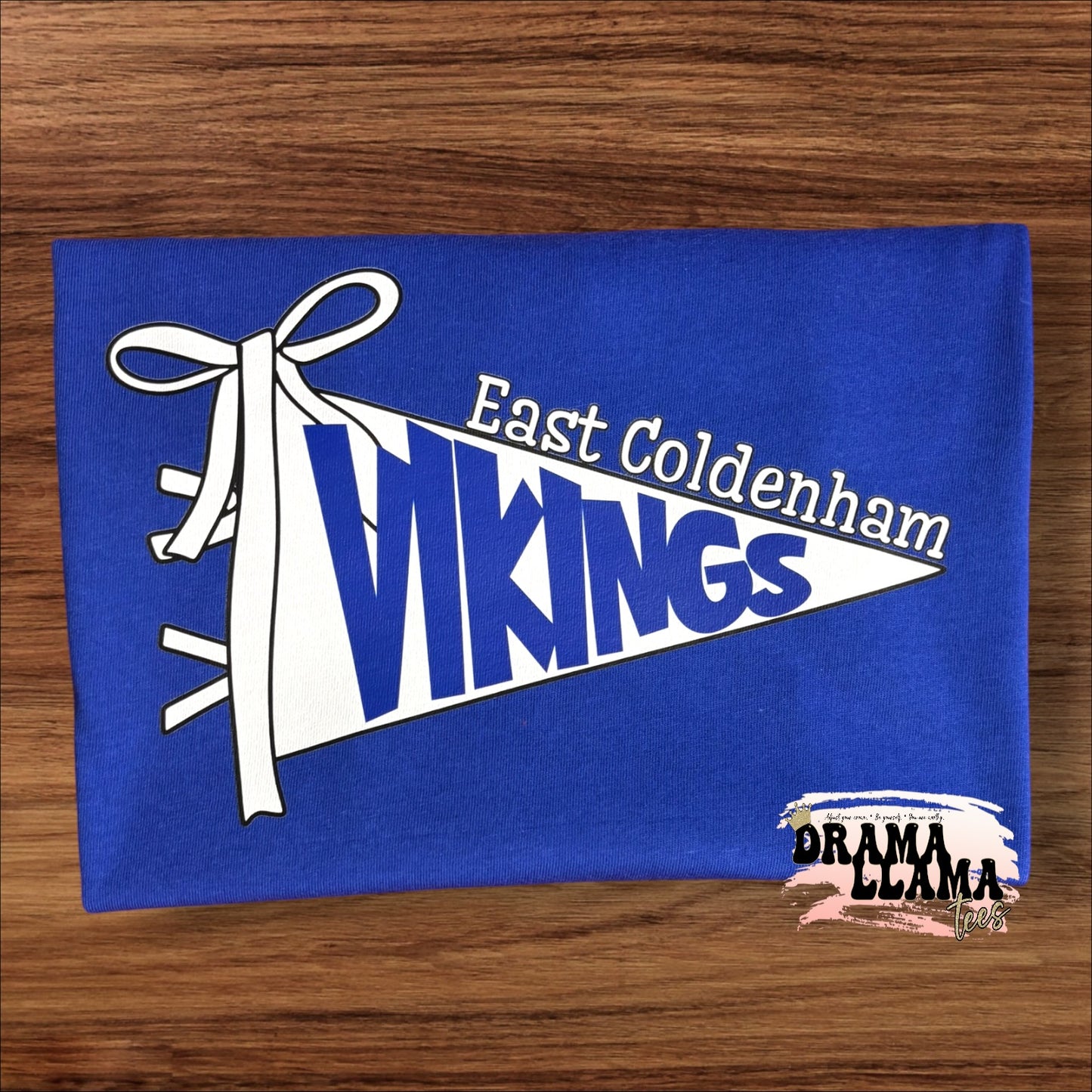 Pennant WITH BOW Spirit GILDAN SOFTSTYLE Tees | Put team name/info in note box!!