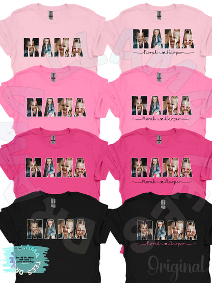 Photo Title Tees- ANY TITLE (Grandma, Mama, Dad, Grandpa, Mommy, Nana...etc): DLTPO