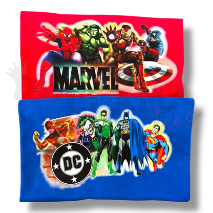 Hero Tees: Pre-Order (Put D…C…or M in Notes!) DLTPO
