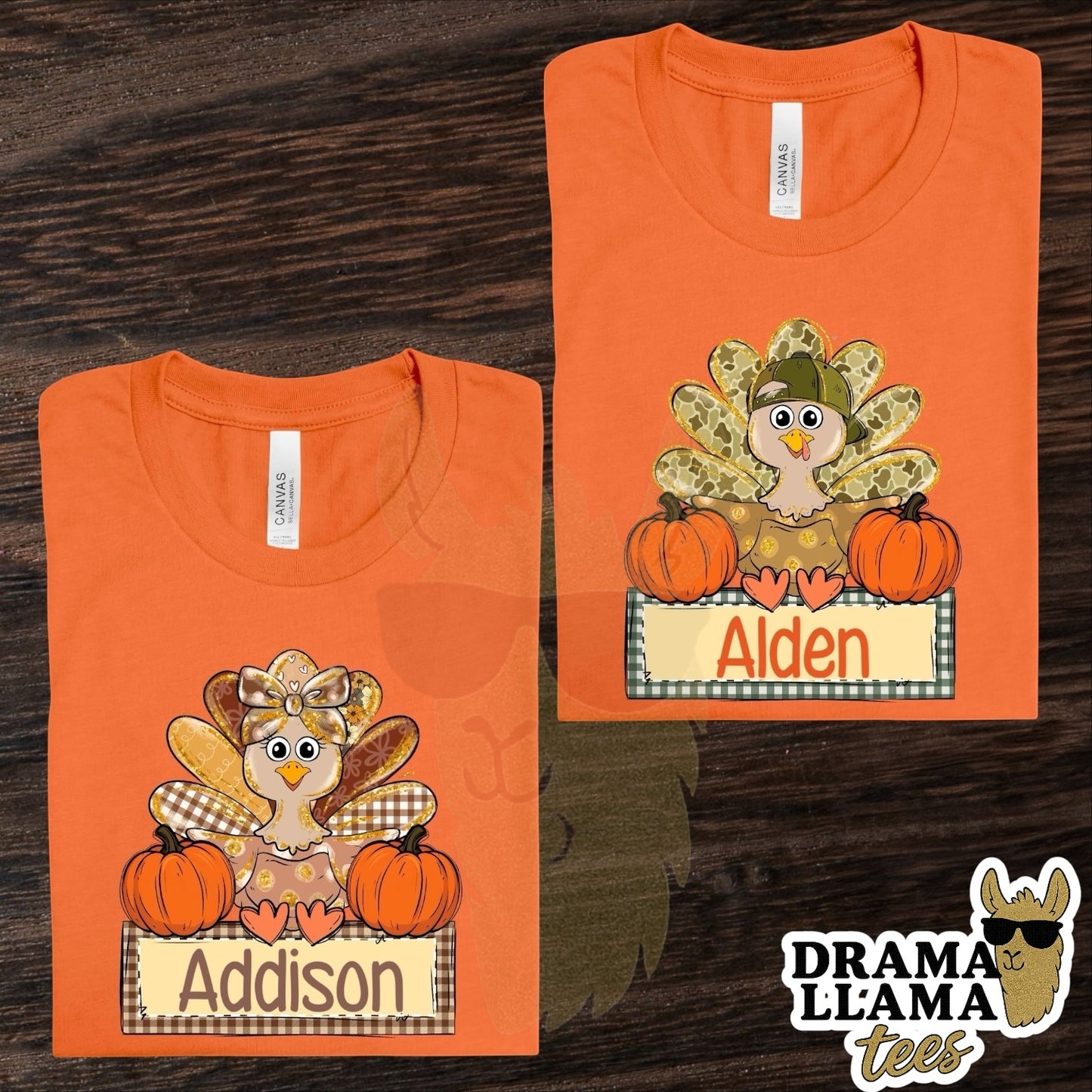 Turkey Personalized Tee: DLTPO