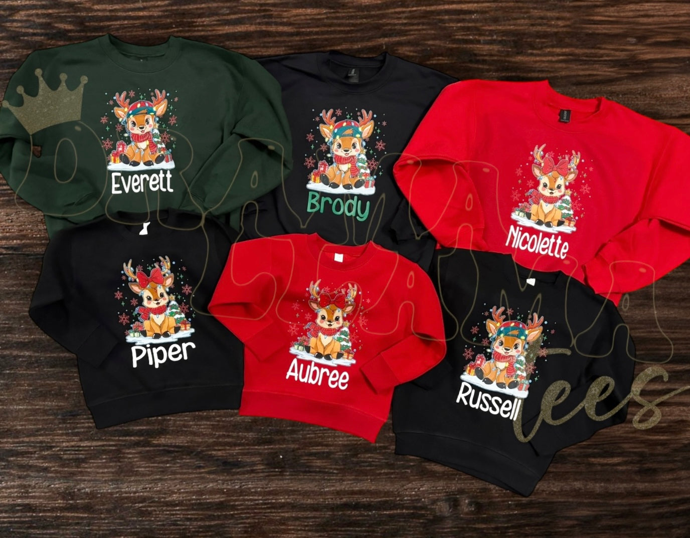 Reindeer Personalized Tee: DLTPO