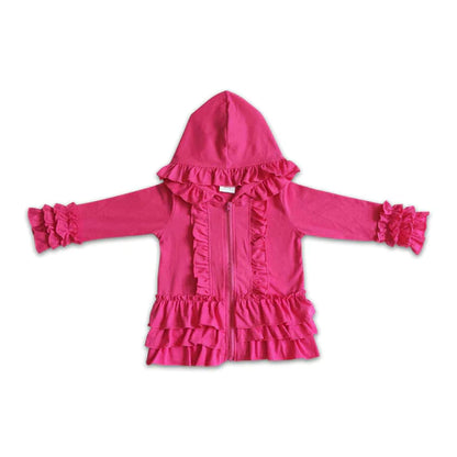 ᴡᴇᴇᴋʟʏ ᴘʀᴇ ᴏʀᴅᴇʀ Ruffle Jackets (Red, Hot Pink, Light Pink, Burgundy)