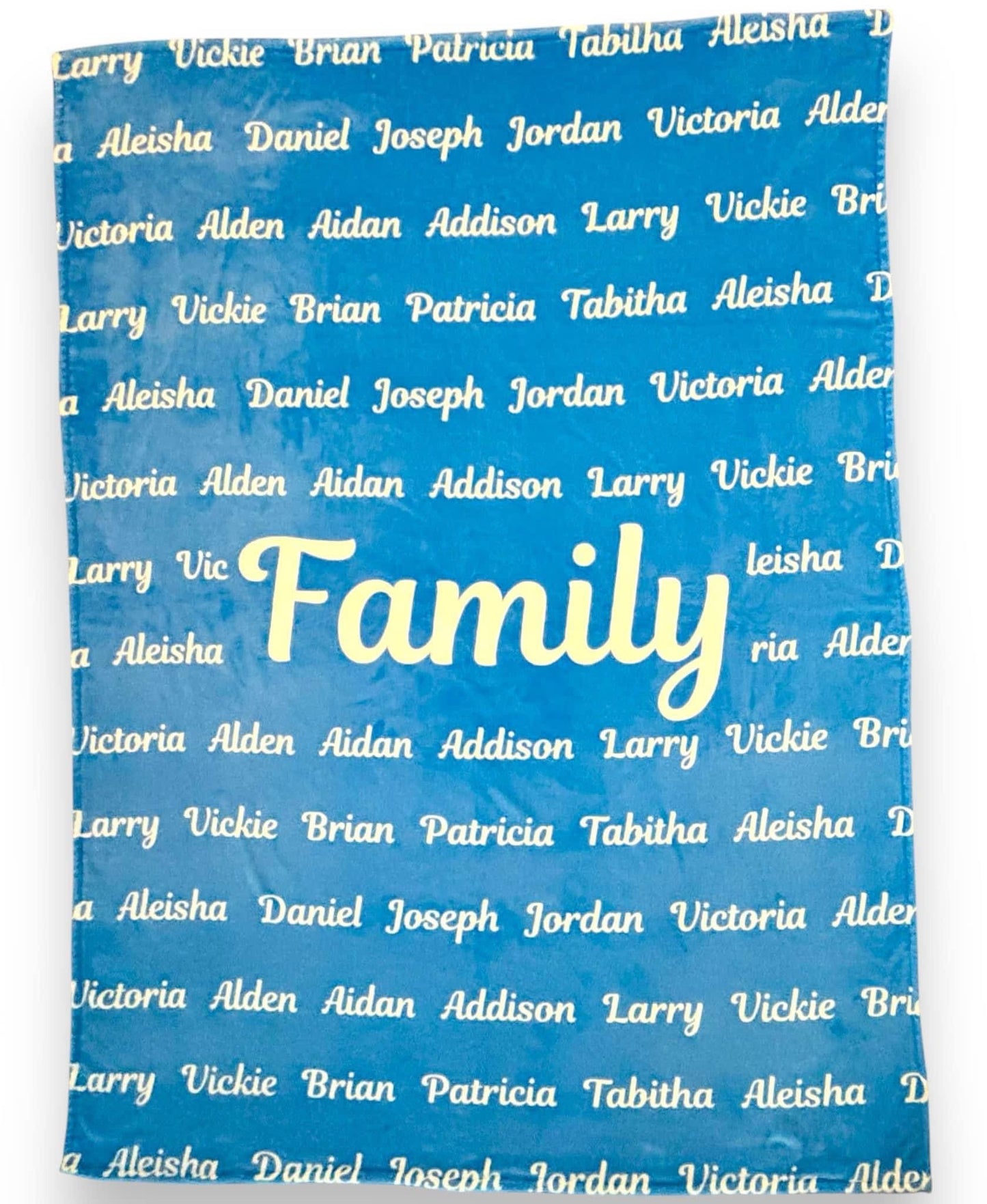 Title with Kids/Grandkids Names Blankets