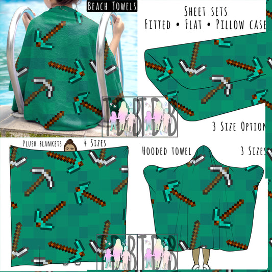 Craft Ax Personalized Items ~ Sheets, Pillowcases, Blankets, Towels ~